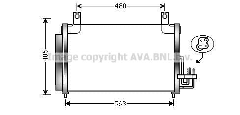 AVA QUALITY COOLING Конденсатор, кондиционер KAA5204D